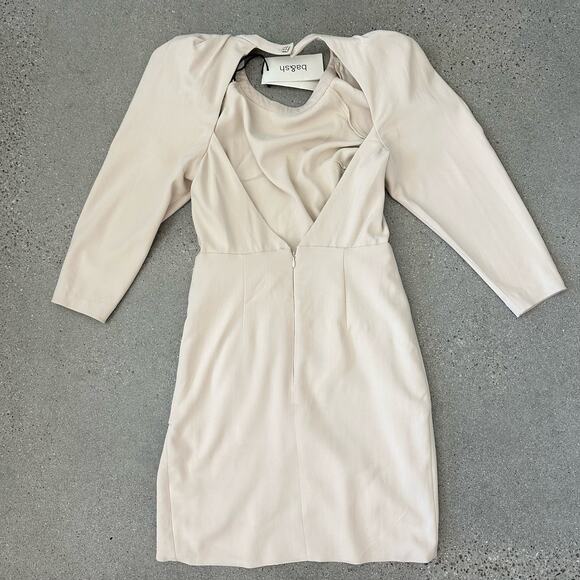 Ba&Sh Molly Backless Mini Tan Dress - Picture 2 of 8